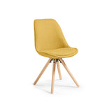 wooden designer living room chair